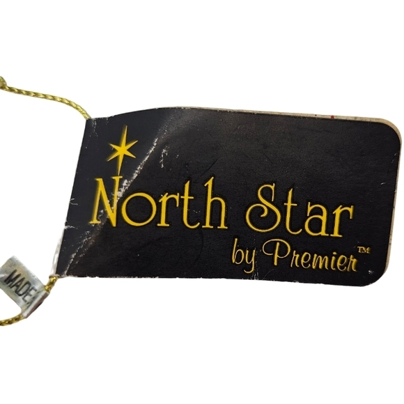 North Star Glass Tree Ornament Set of 3 NWT - Picture 4 of 11